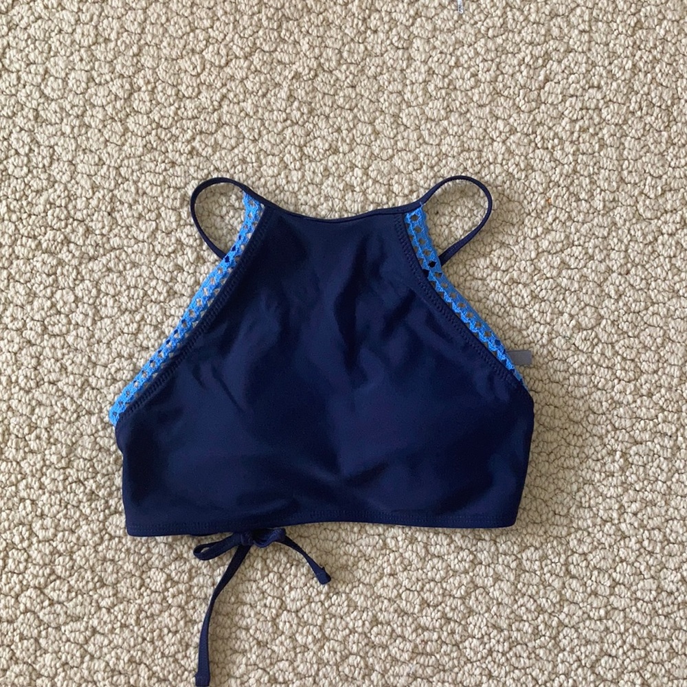 aerie high neck swim top